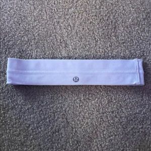 White lulu lemon headband